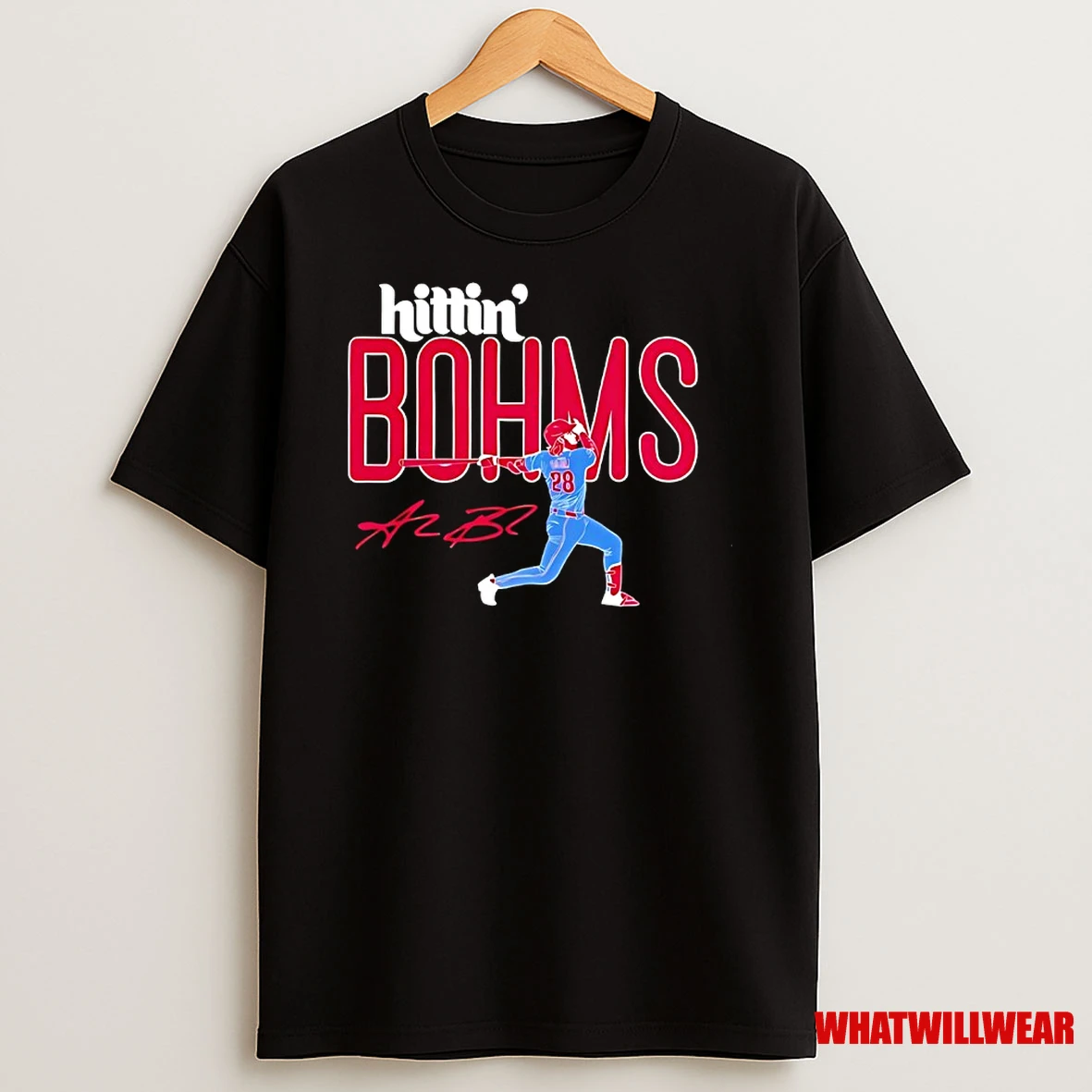 Hittin Bohms Philadelphia Phillies Baseball Alec Bohm Signature Shirts