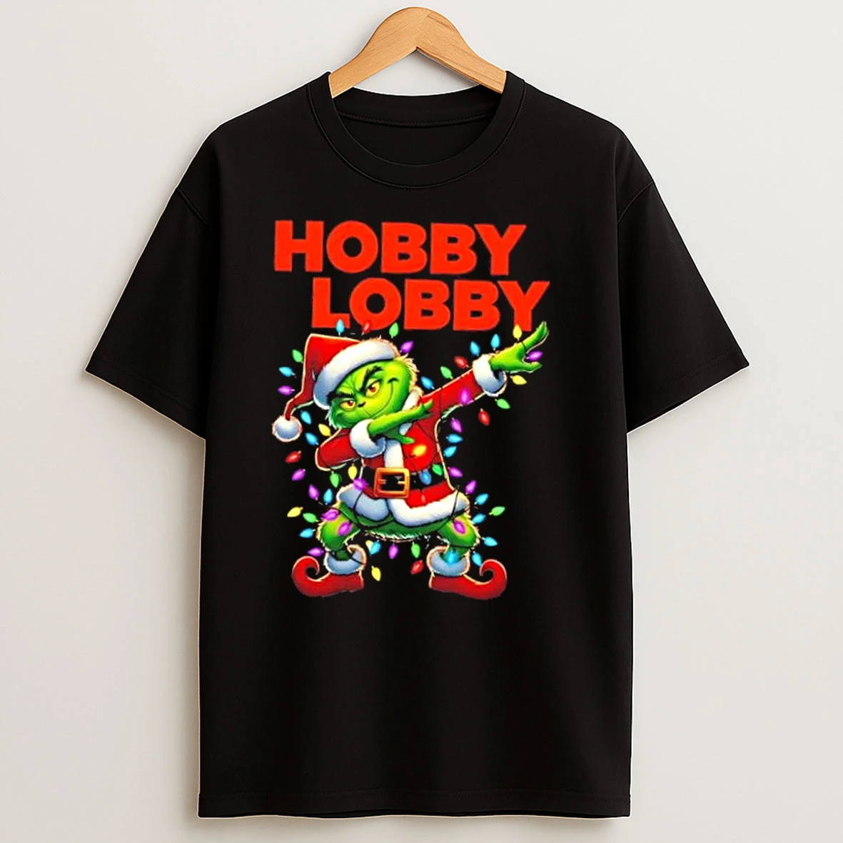 Hobby Lobby X Grinch Dabbing Merry Christmas T Shirts