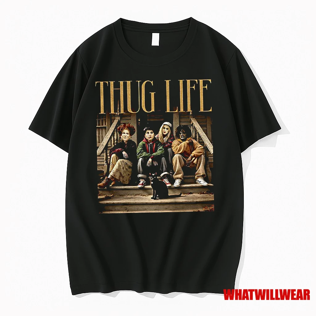 Hocus Pocus Thug Life Bad Witches Halloween Shirts