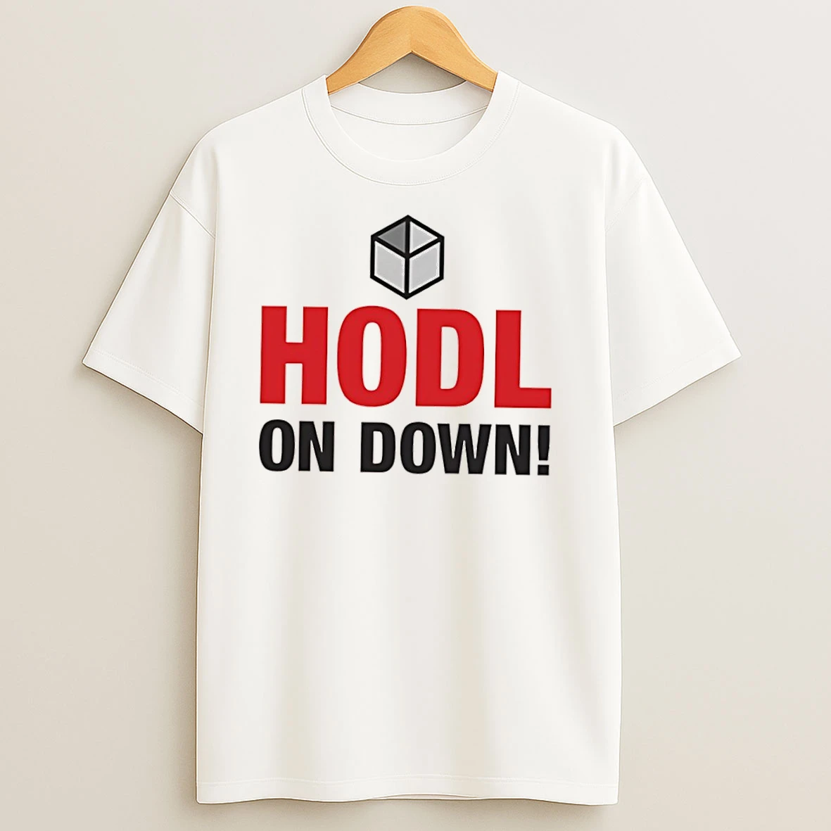 Hodl On Down T Shirts