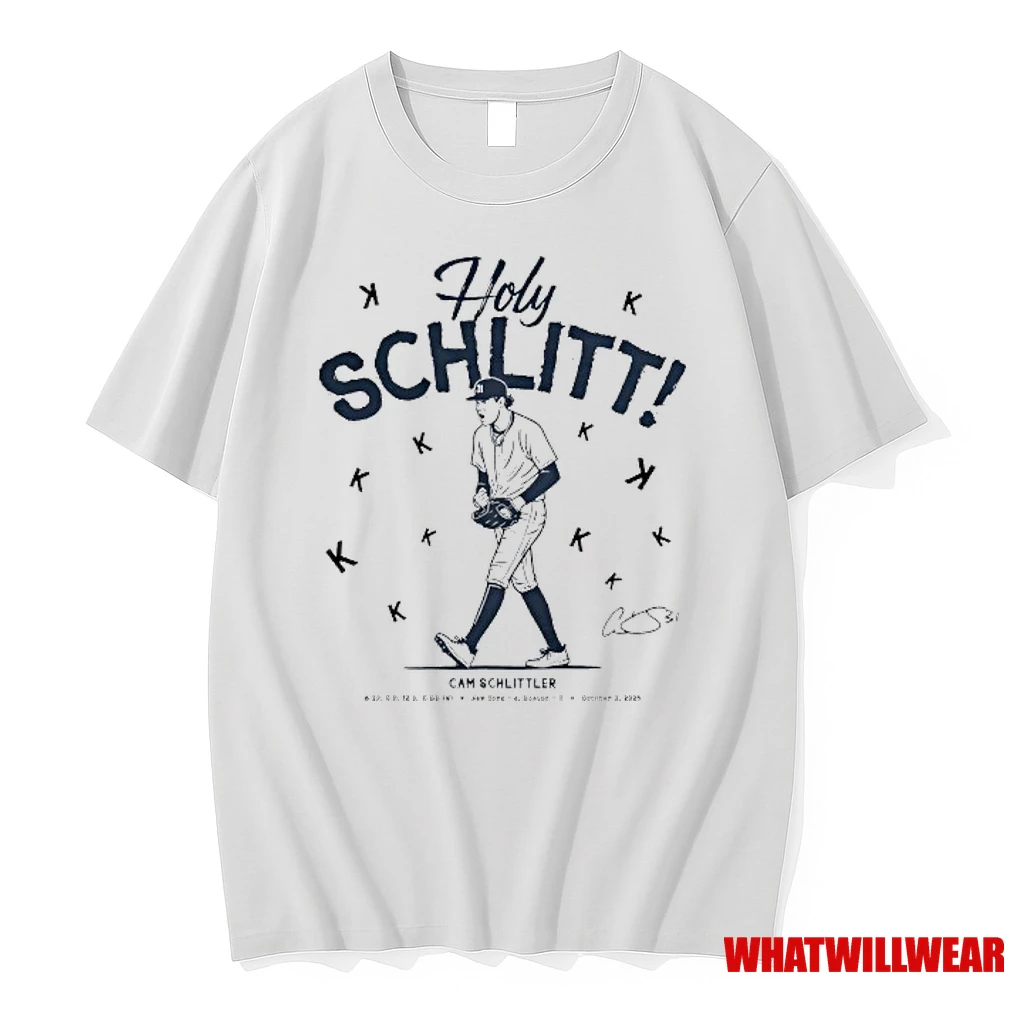 Holy Schlitt New York Yankees Cam Schlittler Shirts