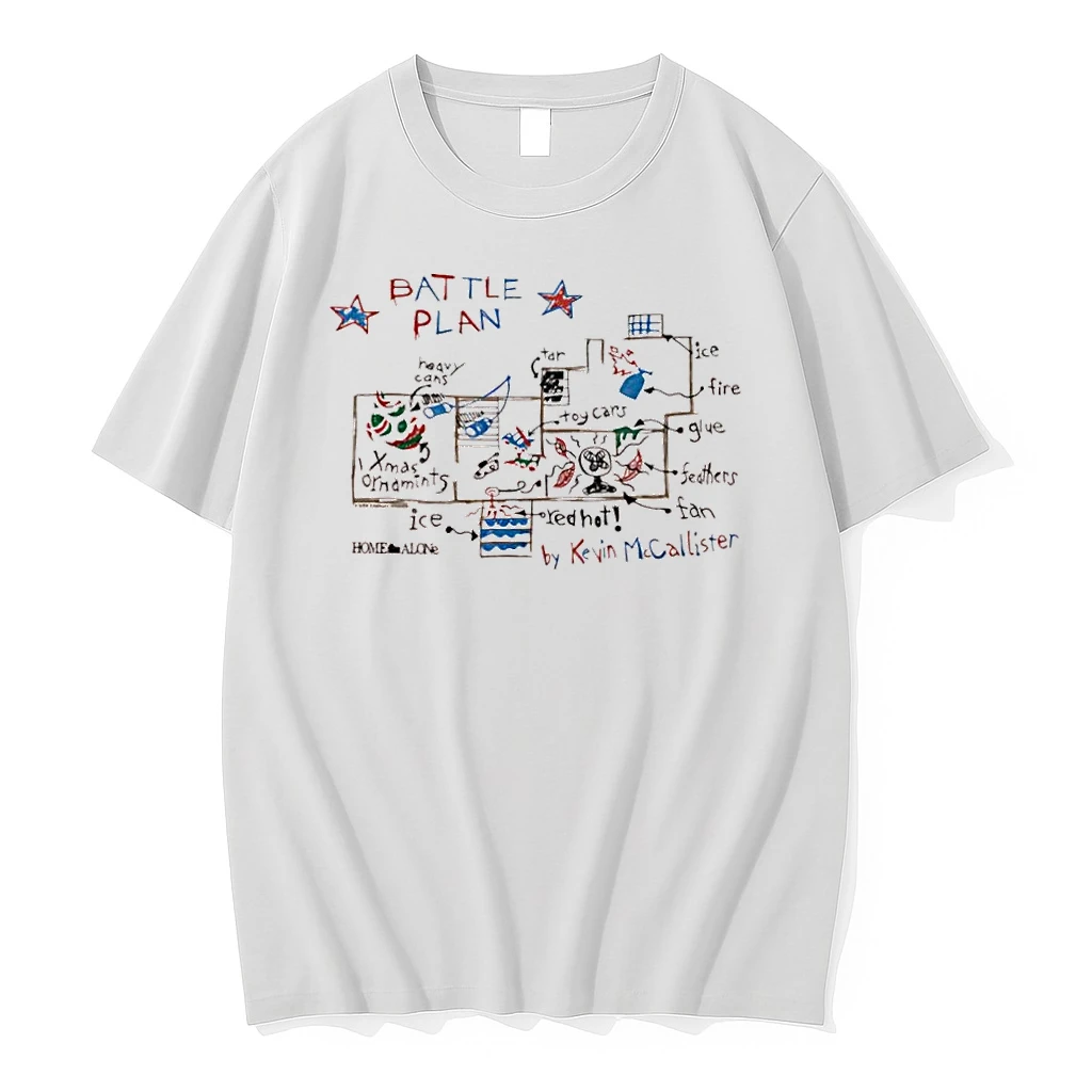 Home Alone Kevins Mccallister Battle Plan Graphic Shirts