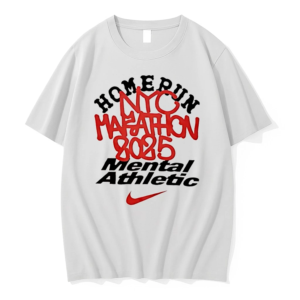 Homerun Nyc Marathon 2025 Mental Athletic Graphic Shirts