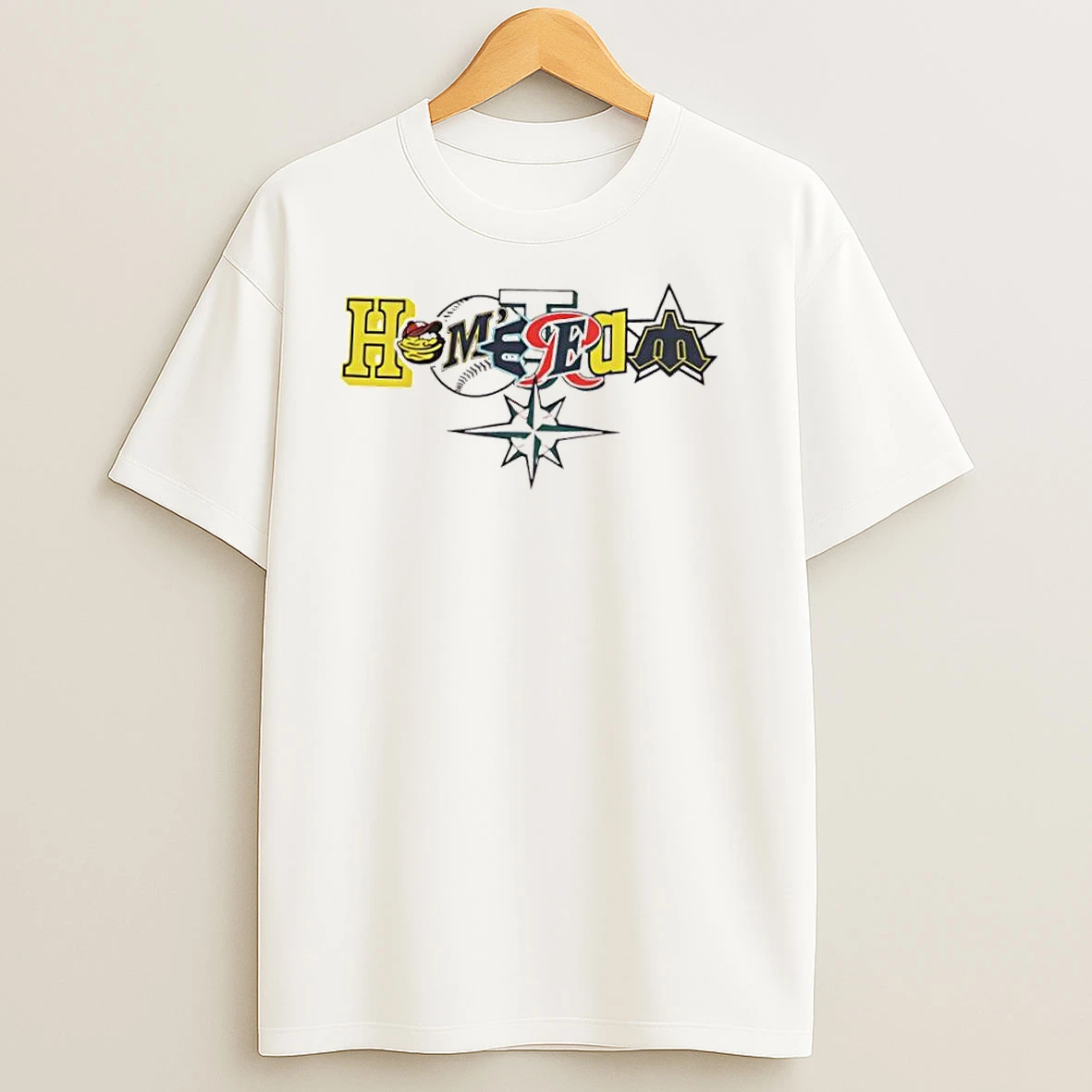 Hometown Logos Of Several Portland Seattle Mariners T Shirts