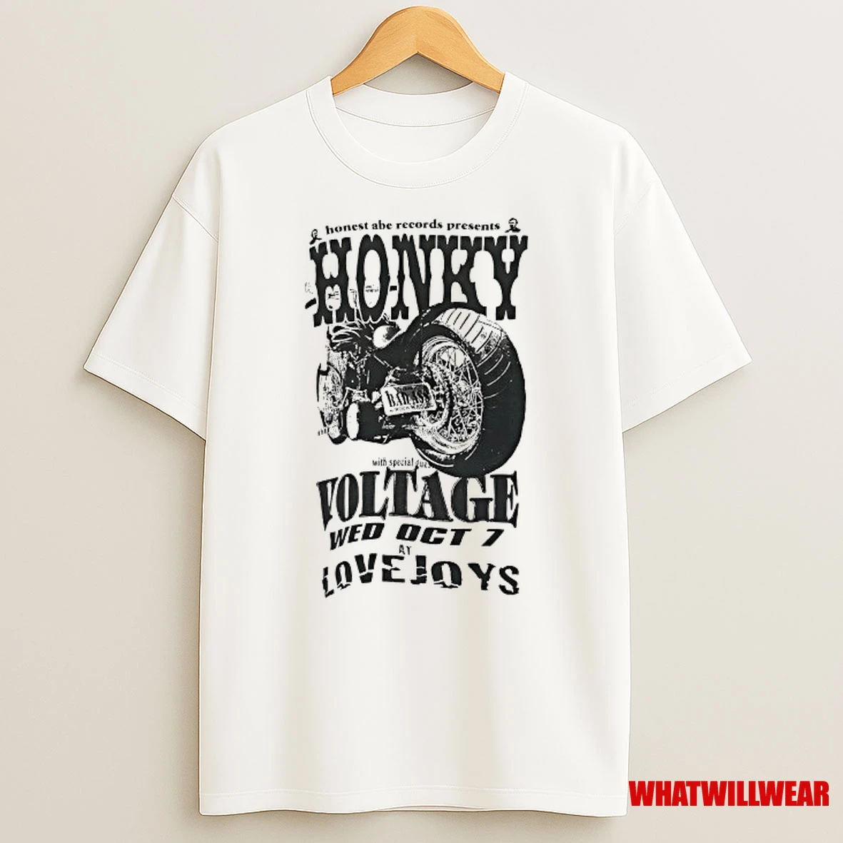 Honest Abe Records Presents Honky With Special Guess Voltage Wed Oct 7 At Lovejoys Shirts