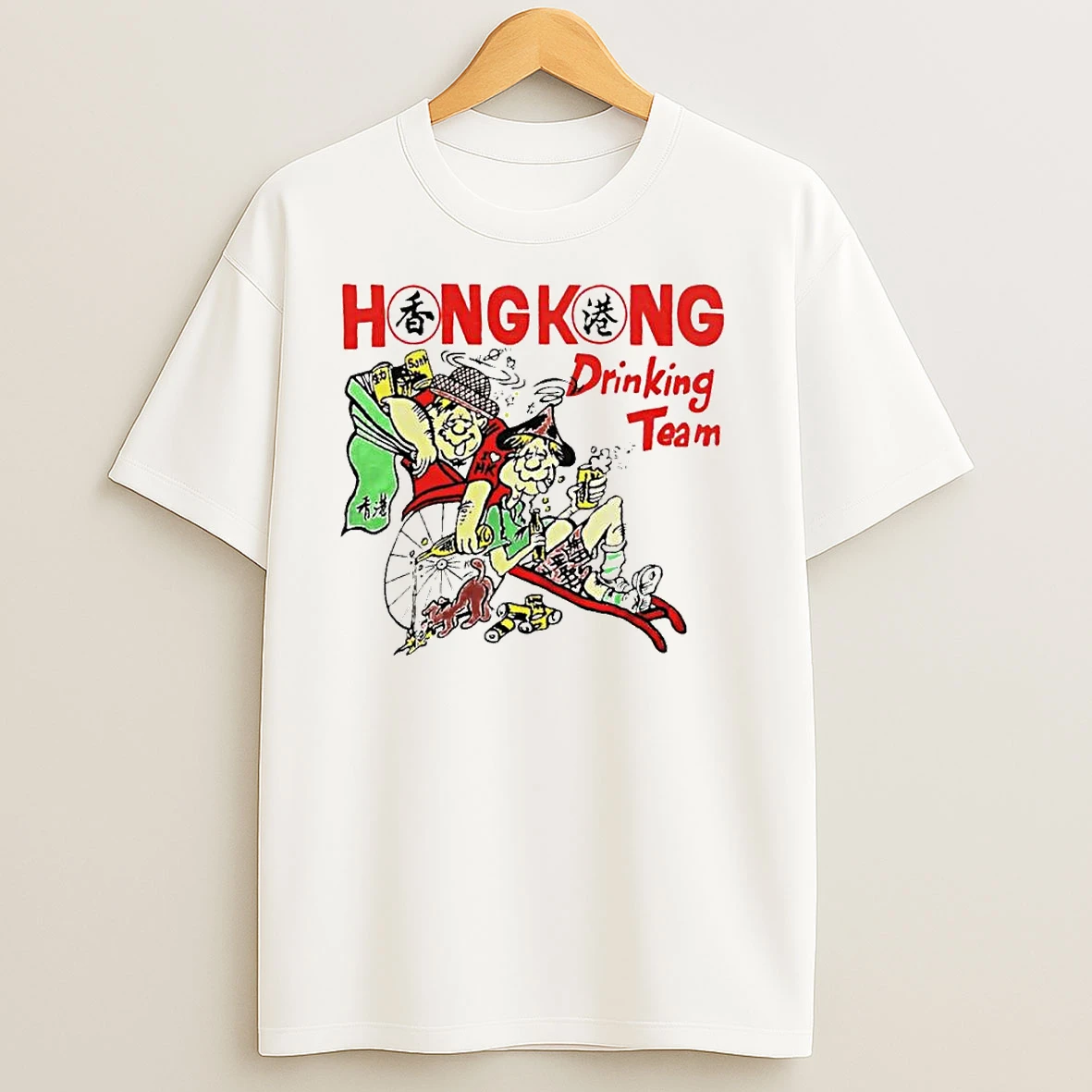 Hongkong Drinking Team Ornaments T Shirts