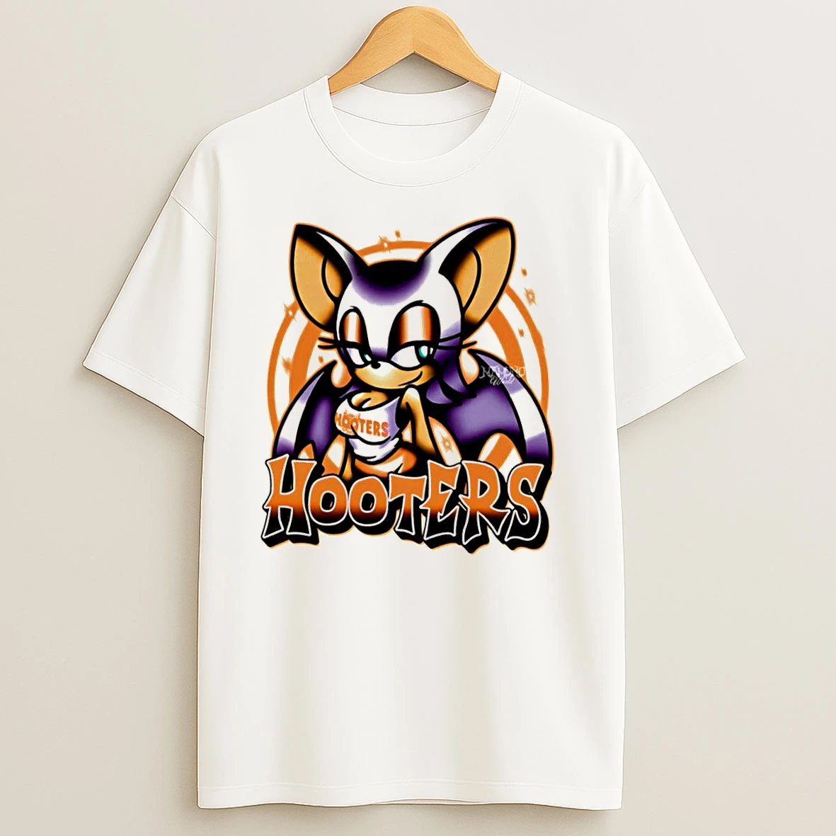 Hooters Rouge The Bat Hedgehog Video Game Series T Shirts