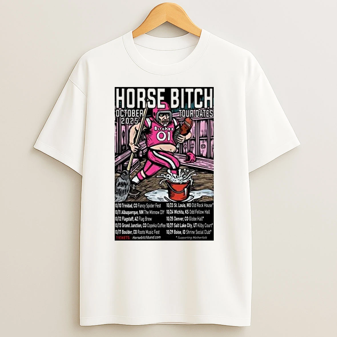 Horse Bitch Tour Oct 2025 Shirts