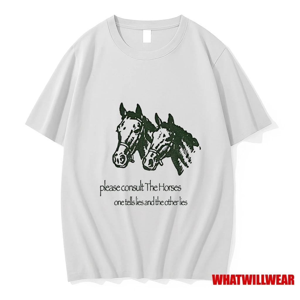 Horse Please Consult The Horses One Tells Lies And The Other Lies Shirts