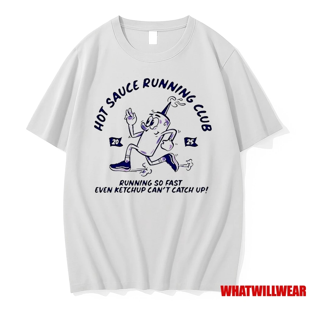 Hot Sauce Running Club Running So Fast Even Ketchup Cant Catch Up Shirts