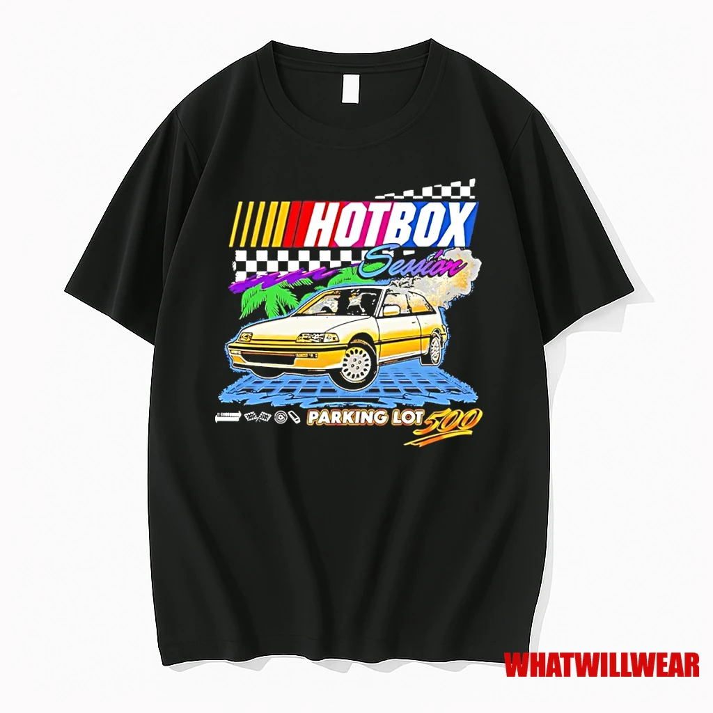 Hotbox Session Parking Lot 500 Nascar Graphic Shirts