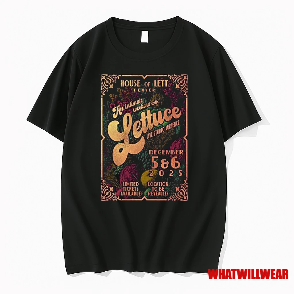 House Of Lett Denver An Intimate Weekend With Lettuce Live Studio Audience Tour Denver Co December 5 6 2025 Shirts
