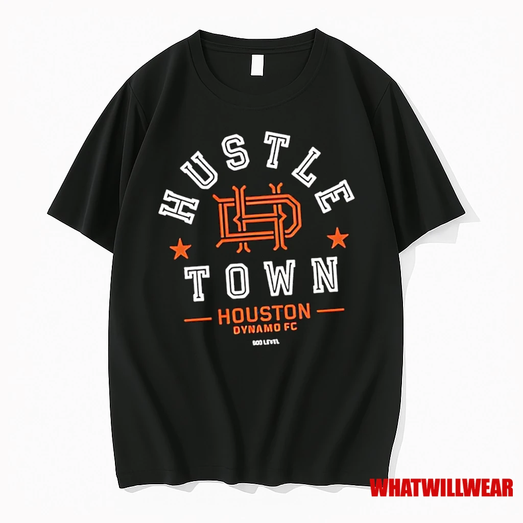 Houston Dynamo Fc Hustle Town Logo Shirts