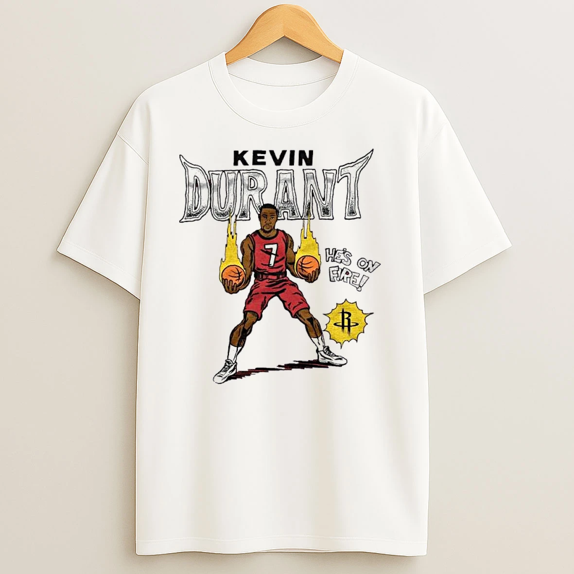 Houston Rockets Comic Book Kevin Durant T Shirts
