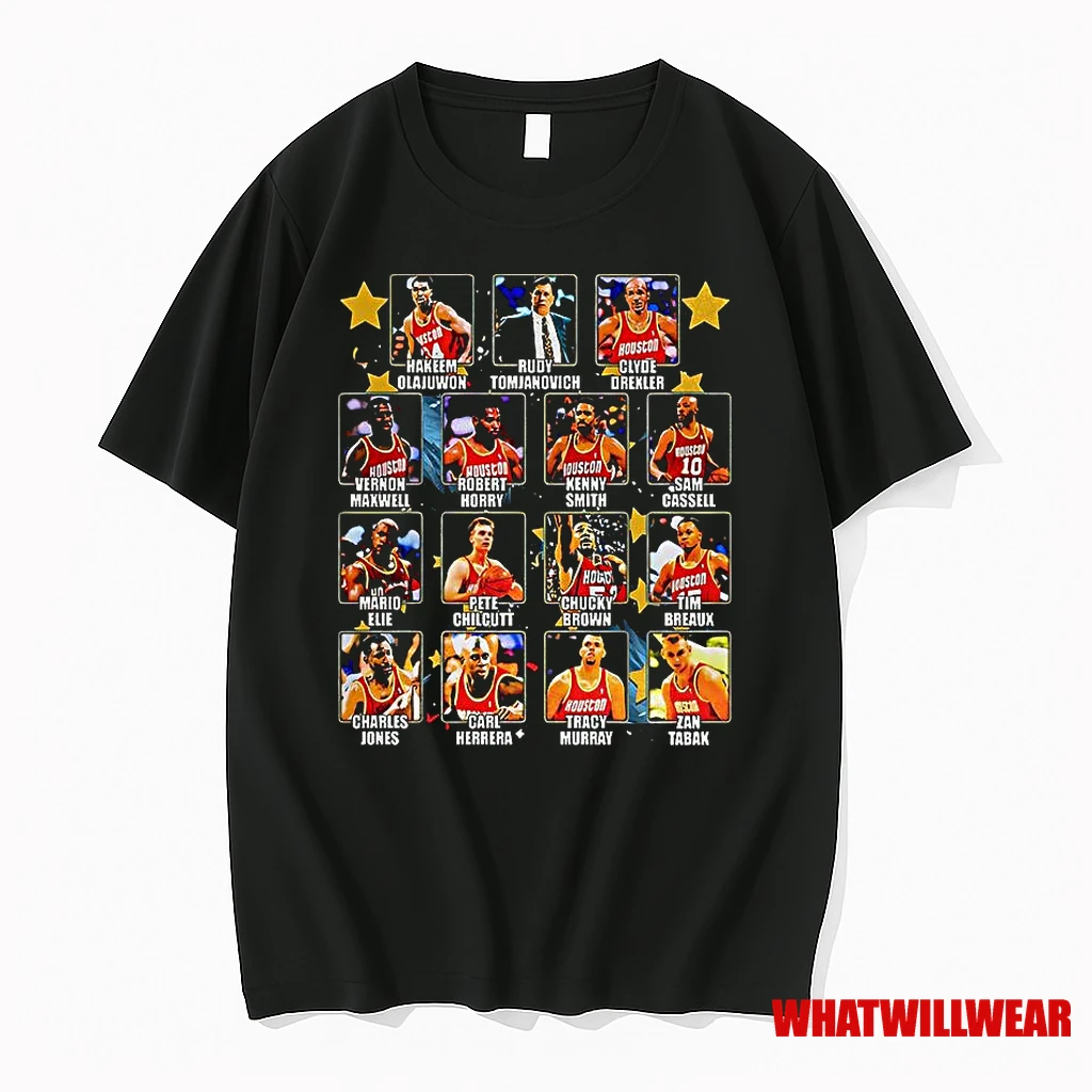 Houston Rockets Nba 1995 Champions Team Shirts
