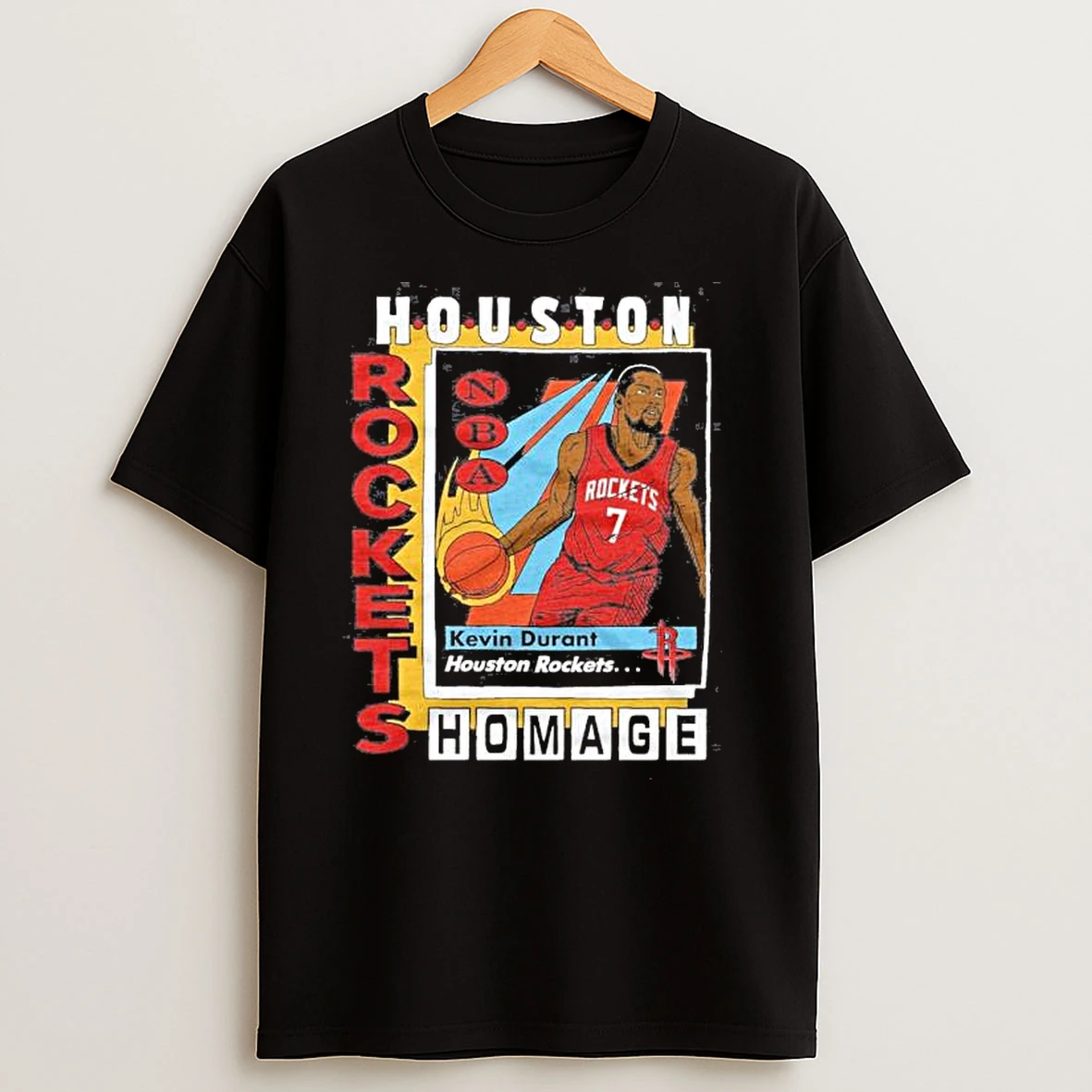 Houston Rockets Trading Card Kevin Durant T Shirts