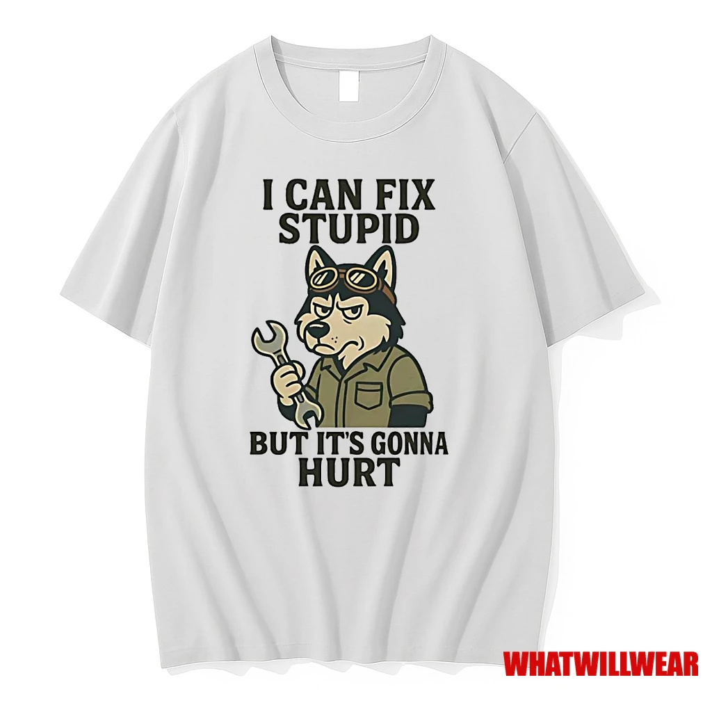 Husky I Can Fix Stupid But Its Gonna Hurt Shirts