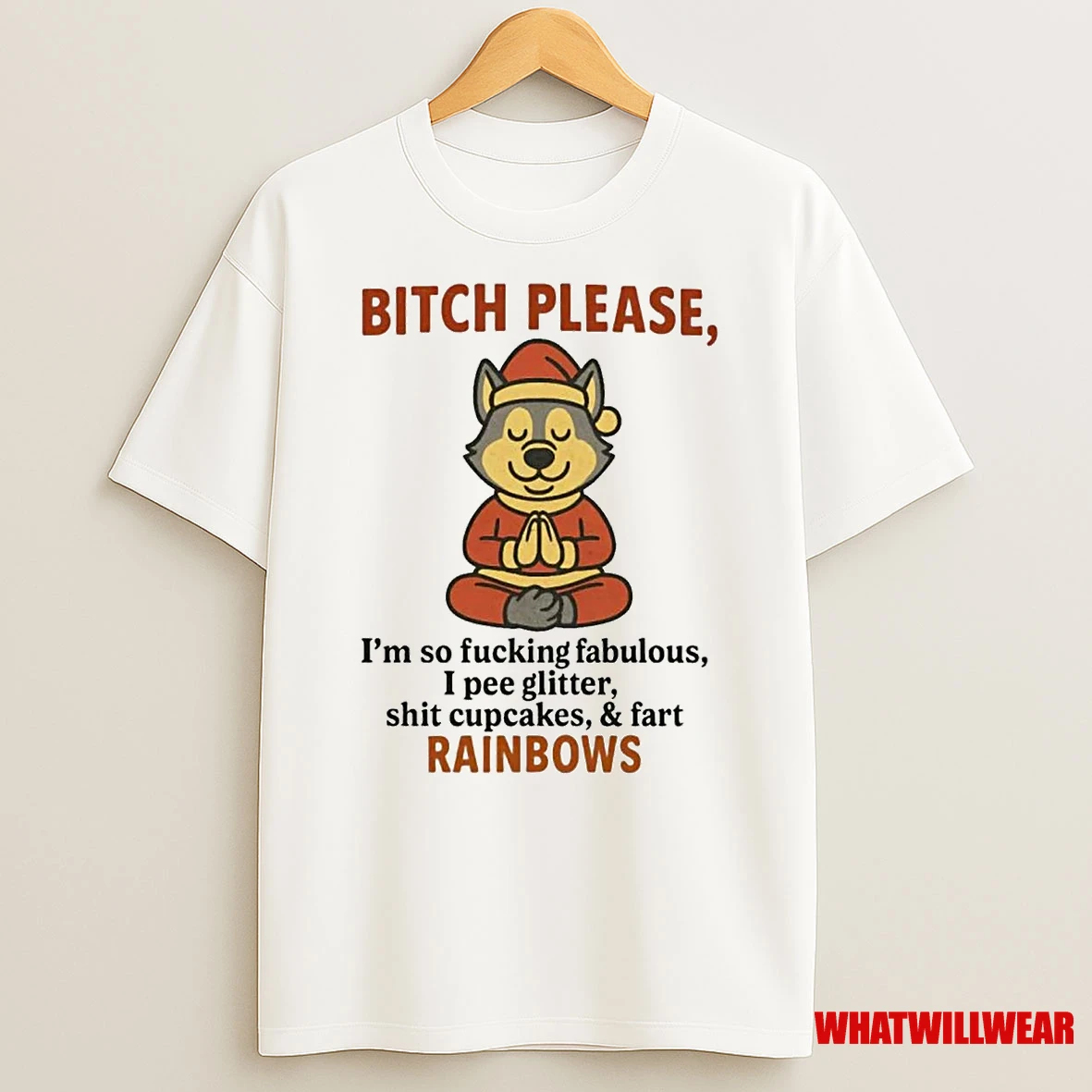 Husky Bitch Please Im So Fucking Fabulous Fart Rainbows Christmas Shirts