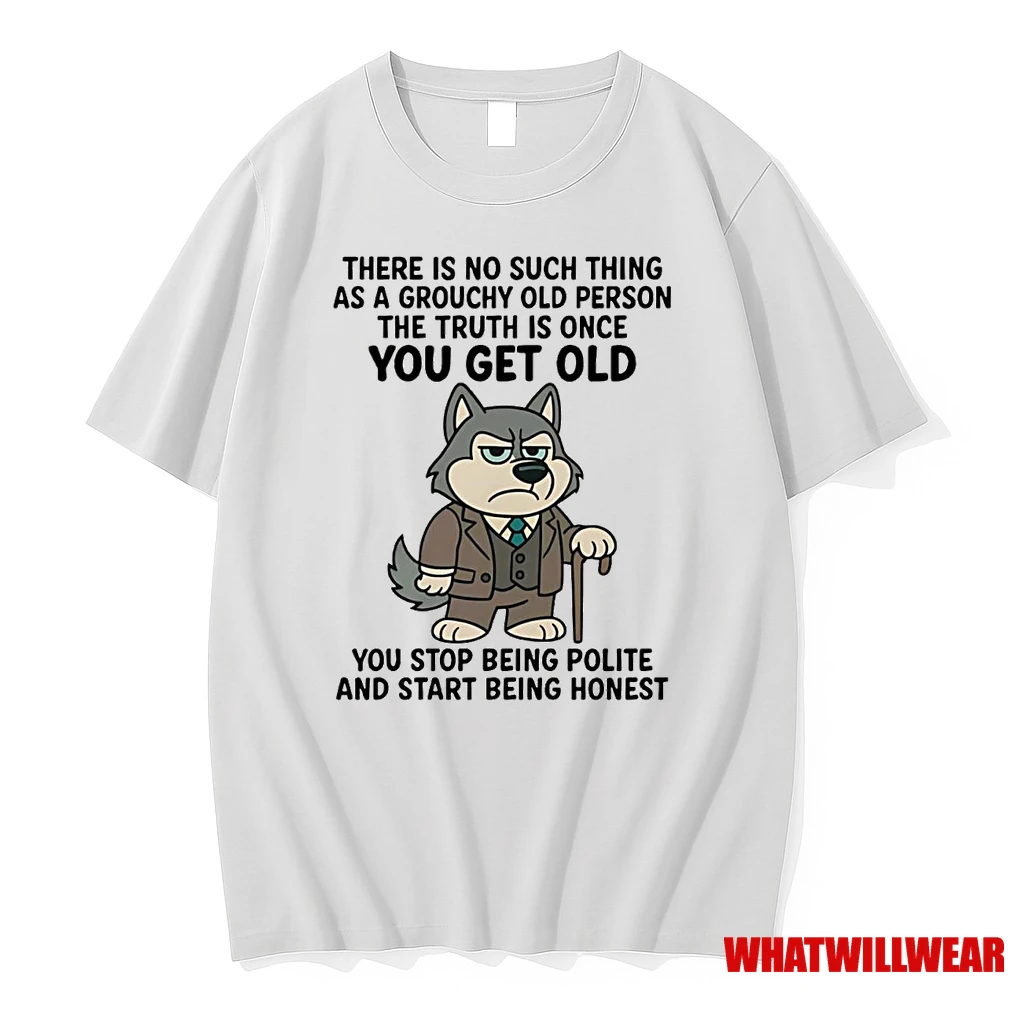 Husky The Truth Is Once You Get Old You Stop Being Polite Shirts