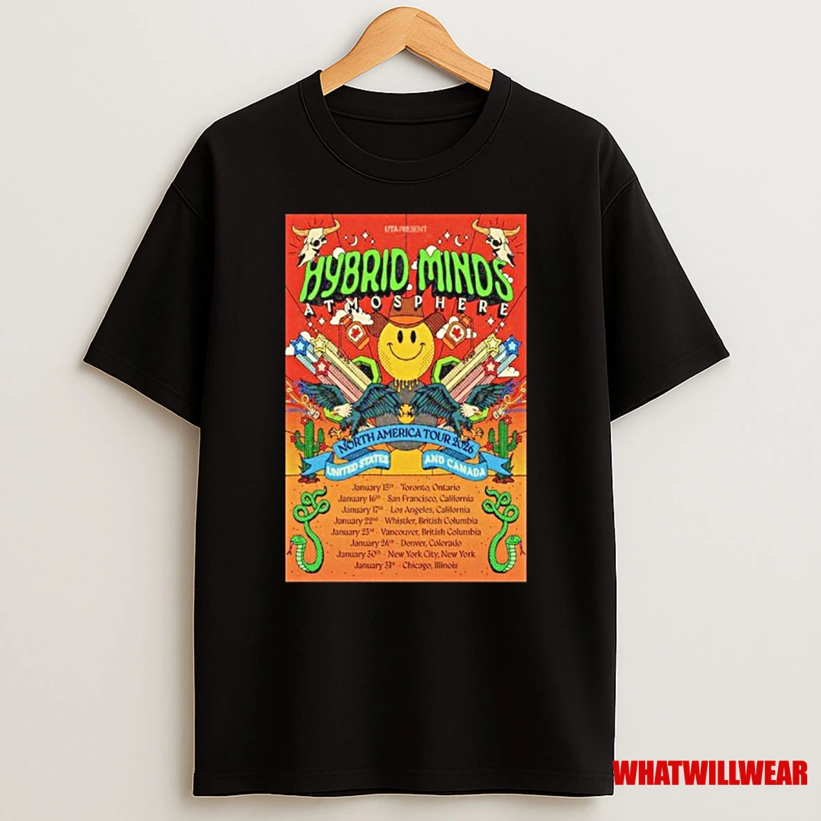Hybrid Minds Atmosphere Usa And Canada 2026 Tour Shirts