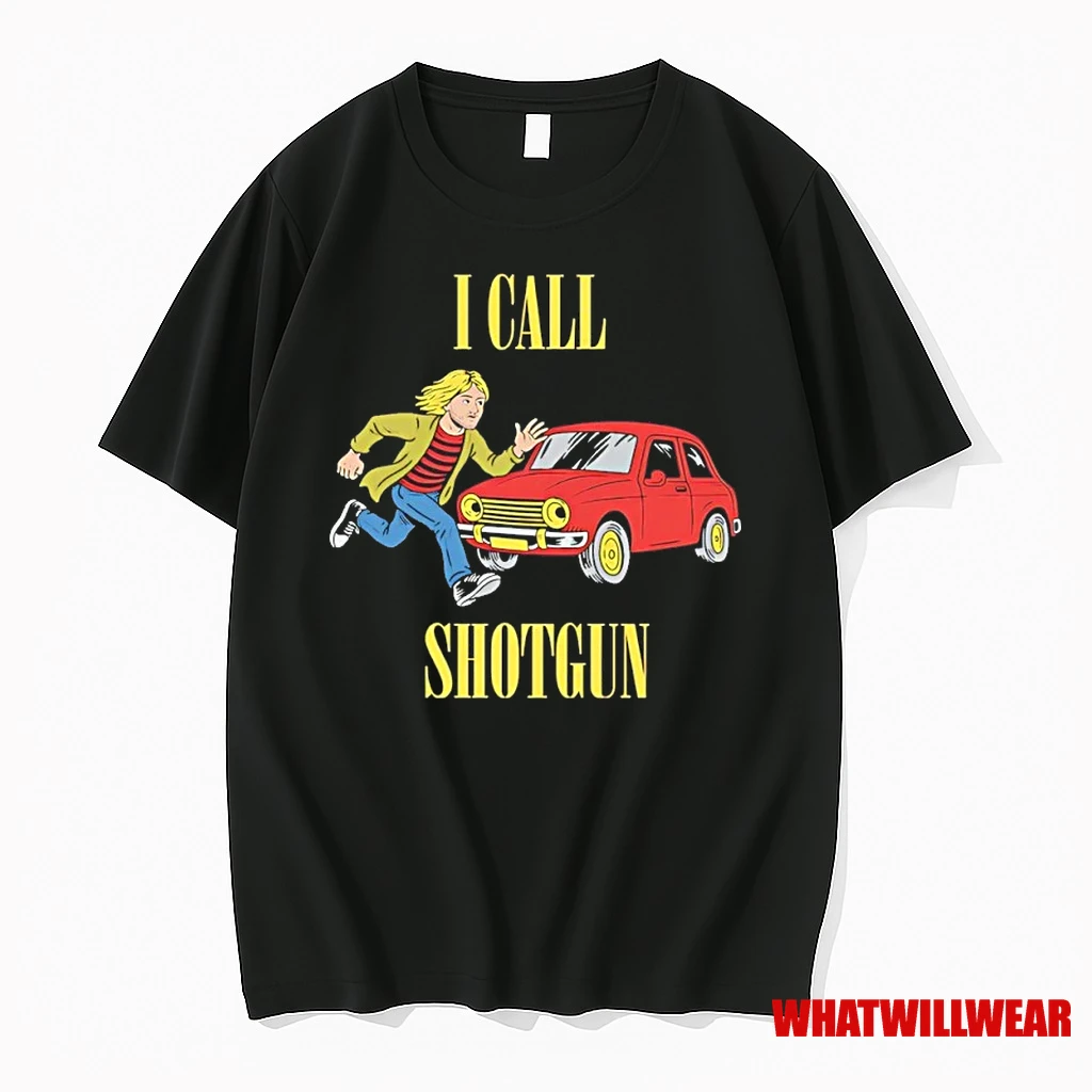 I Call Shotgun Nirvana Cartoon Shirts