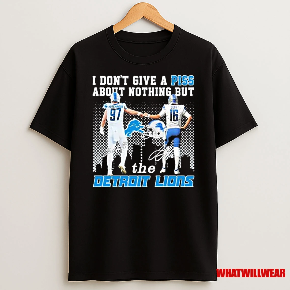 I Dont Give A Piss About Nothing But The Detroit Lions Shirts