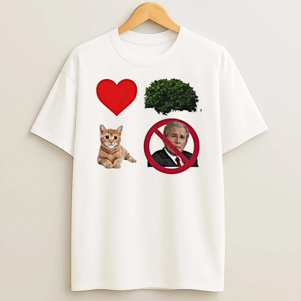 I Heart Bush The Pussy Not The President Shirts