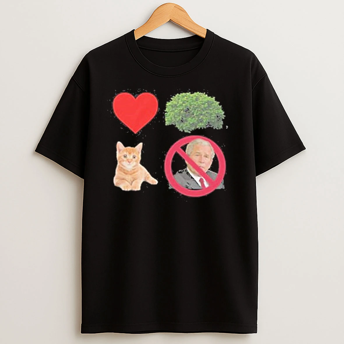 I Heart Bush The Pussy Not The President T Shirts