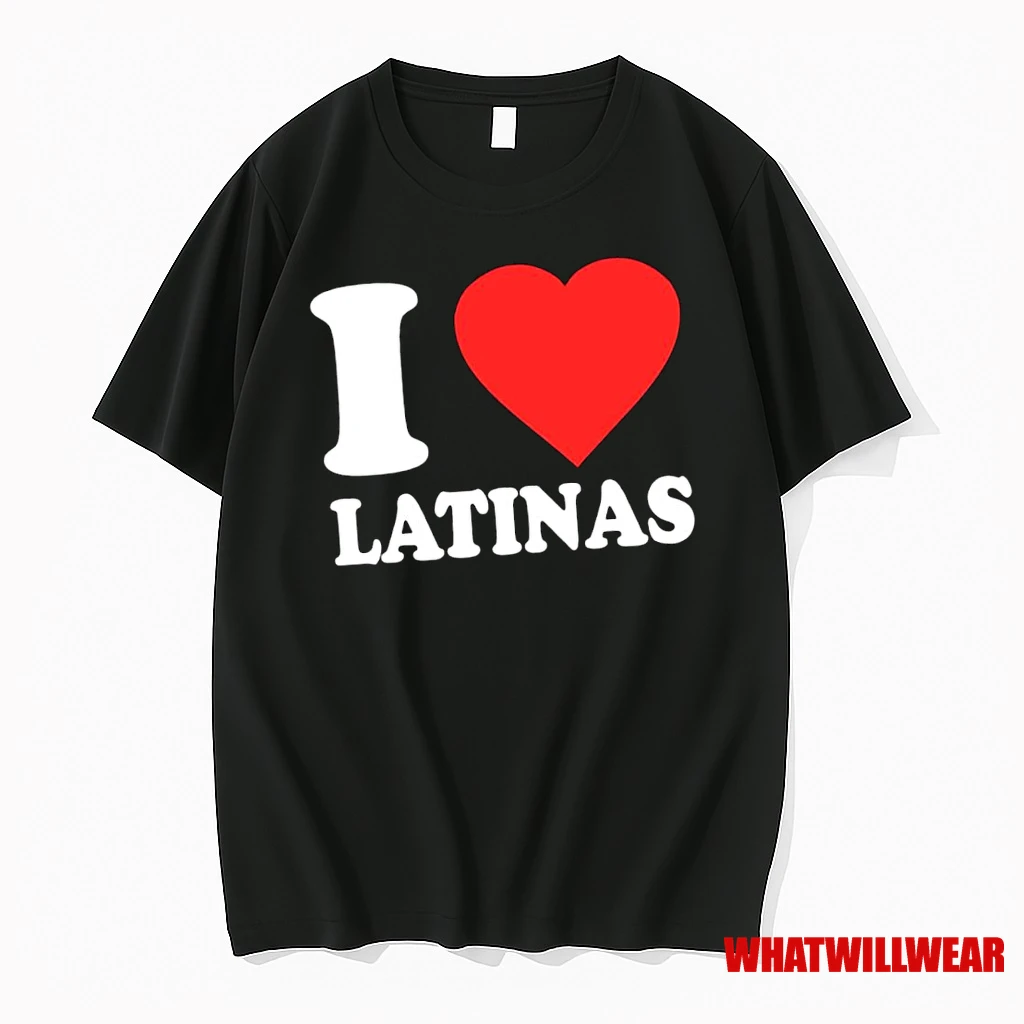 I Love Latinas Art Heart Shirts
