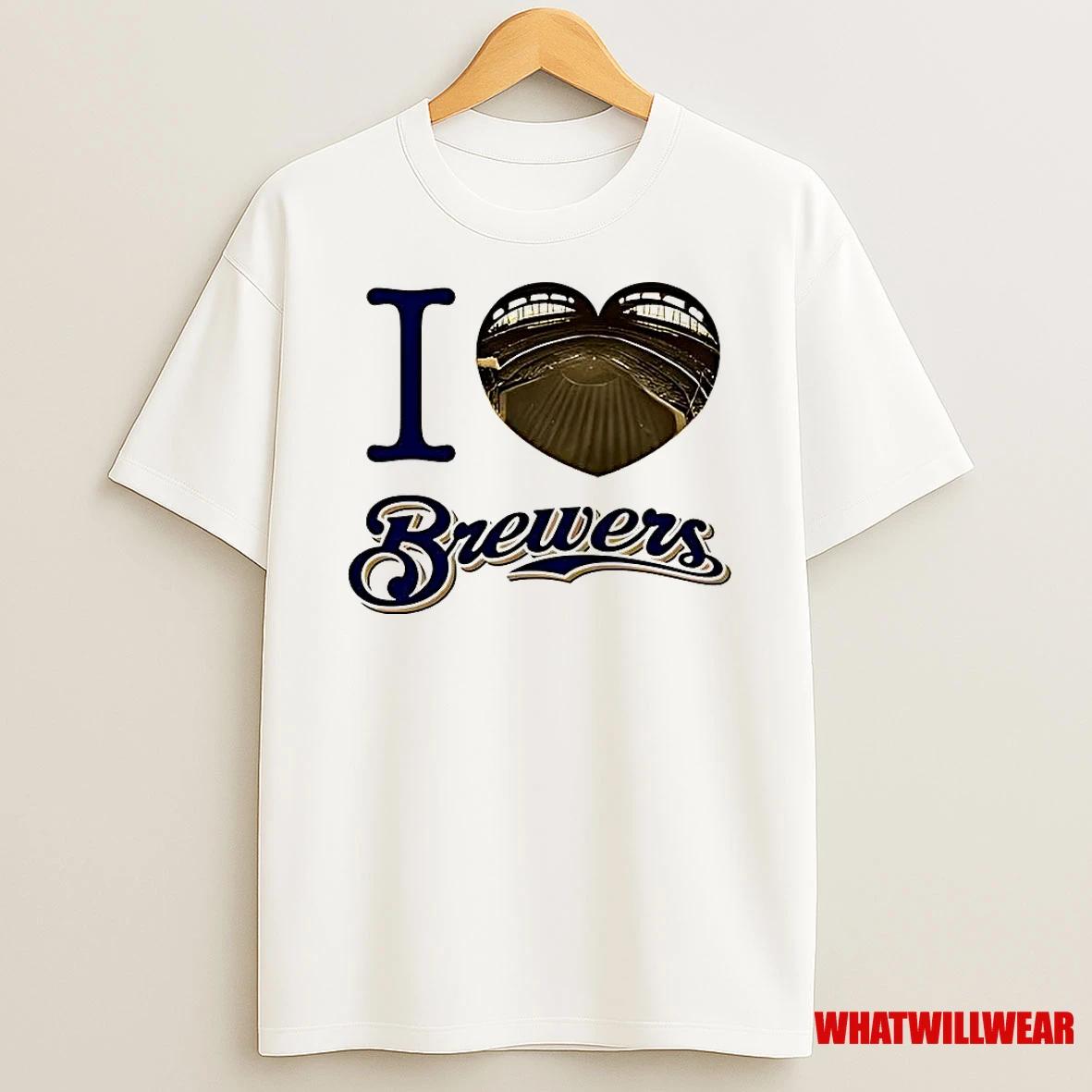 I Love Milwaukee Brewers Mlb Heart Shirts
