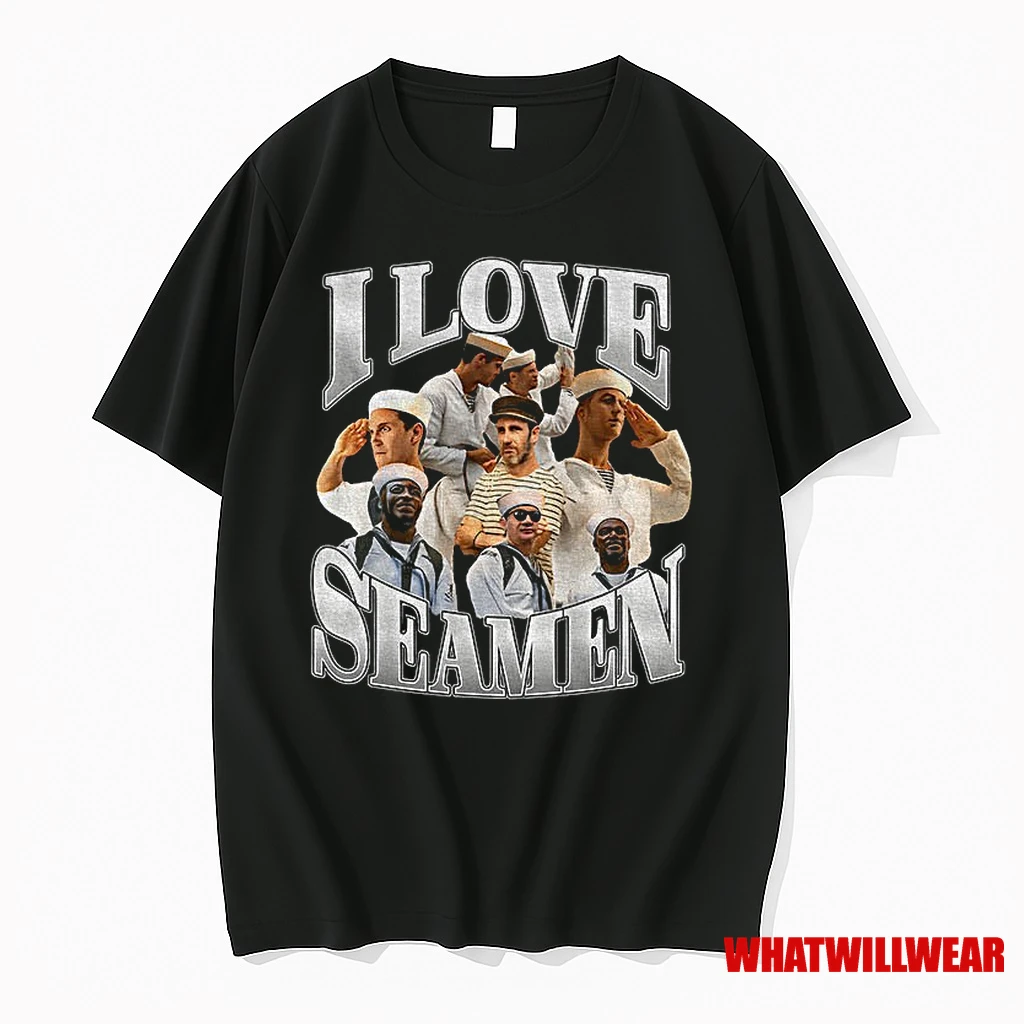 I Love Seamen Graphic Funny Meme Shirts