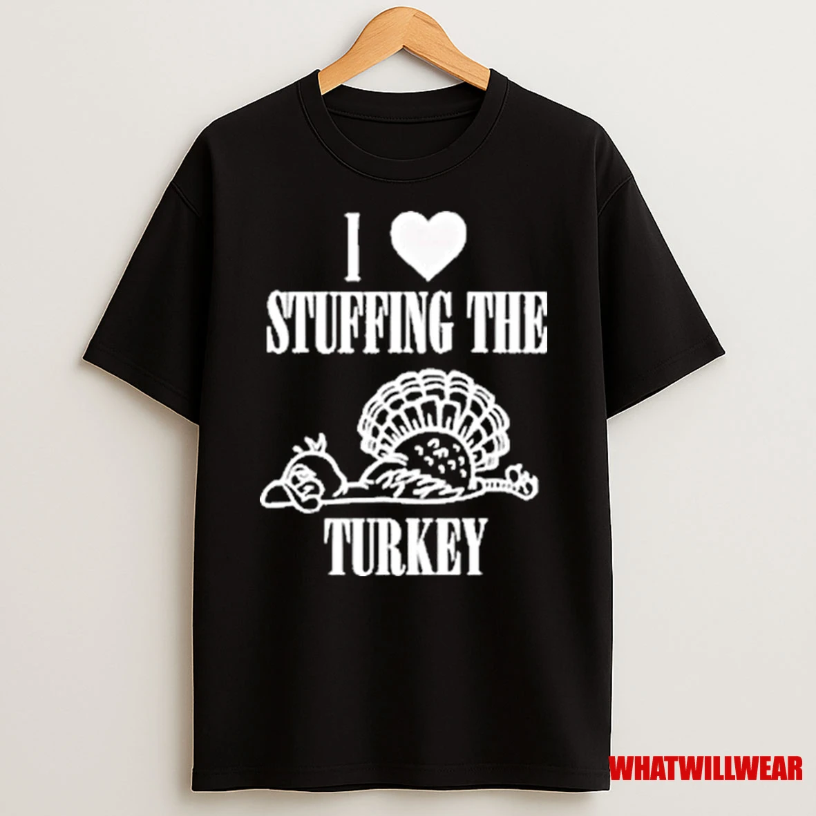 I Love Stuffing The Turkey Im The Turkey Couple Matching Shirts