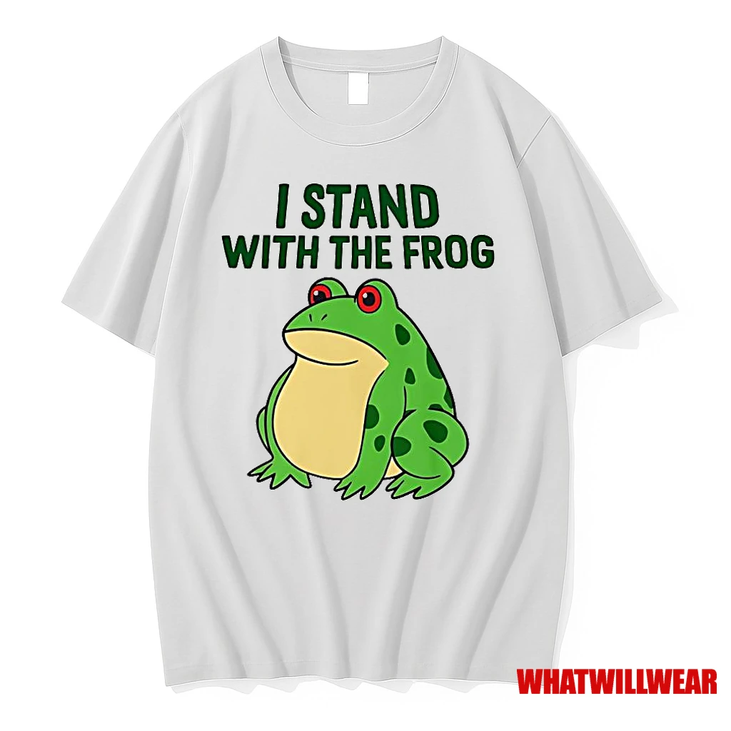 I Stand With The Frog Green Shirts