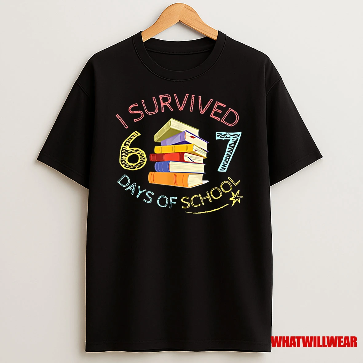 I Survived 67 Days Of School Funny 67 Meme Teacher Student Shirts