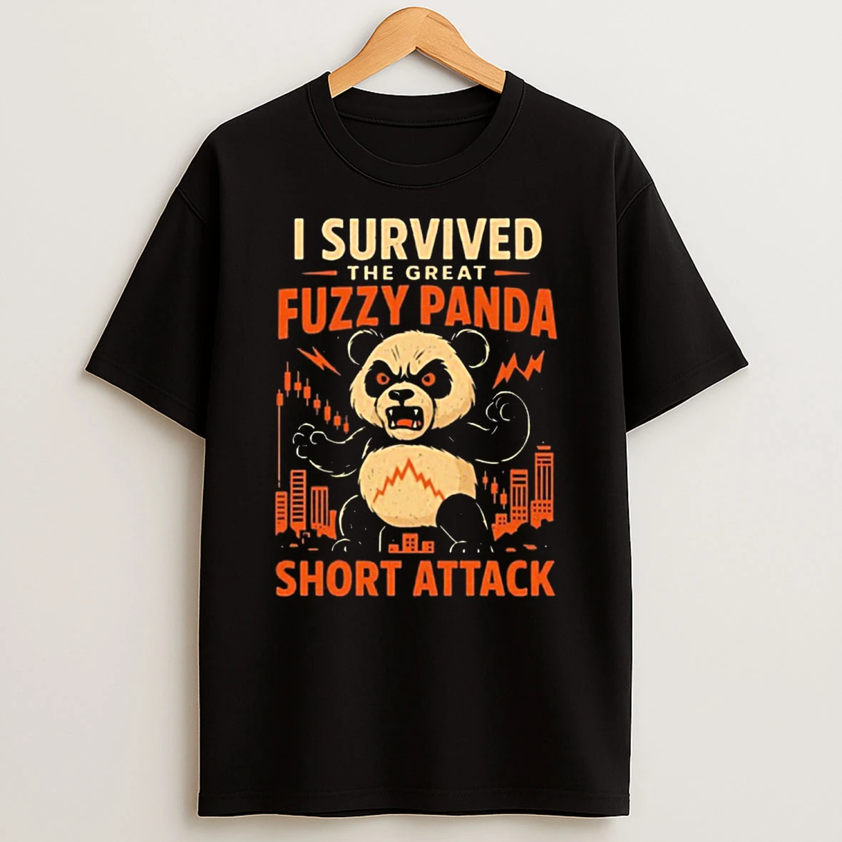 I Survived The Great Fuzzy Panda Short Attack Shirts