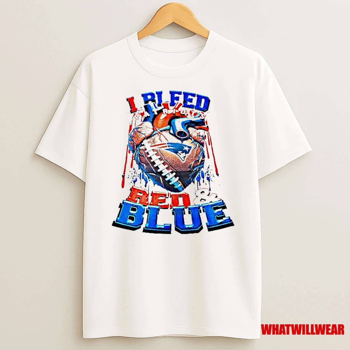 I Bless Patriots Red And Blue New England Patriots Nfl Shirts