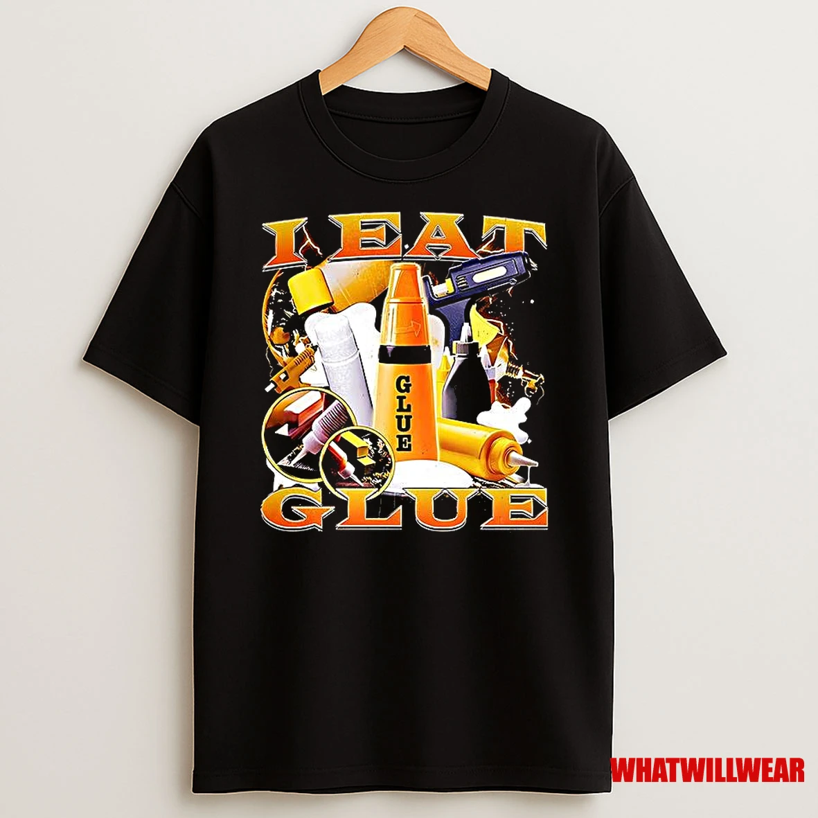 I Eat Glue Graphic Shirts