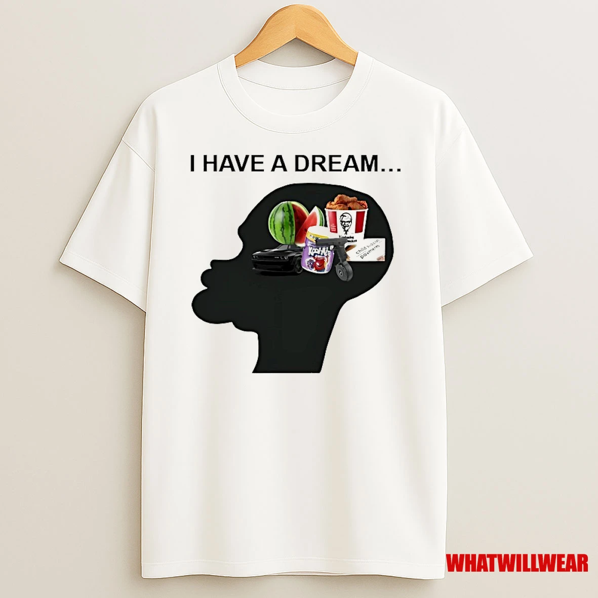 I Have A Dream Watermelon Kfc Kool Aid Dodge Challenger Shirts
