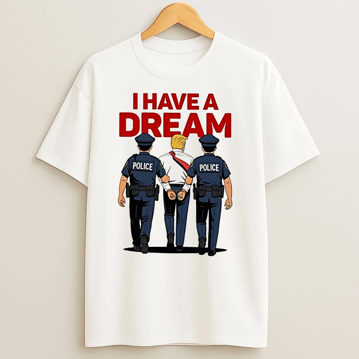 I Have A Dream Polices Arrested Trump T Shirts