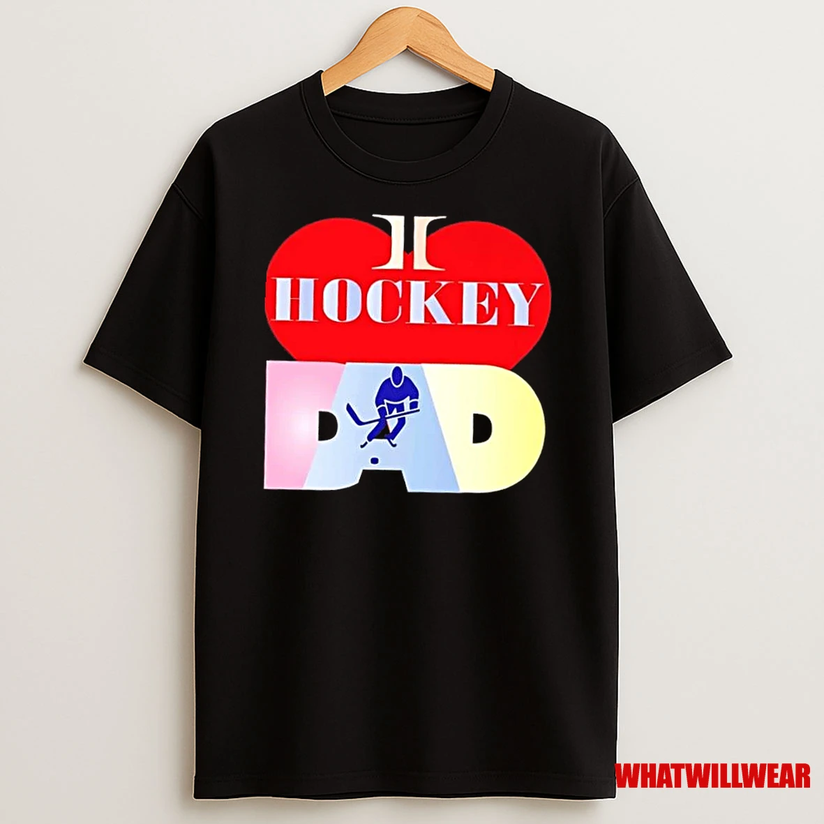 I Love My Hockey Dad Hockeylife Hockeyman Hocheystick Shirts