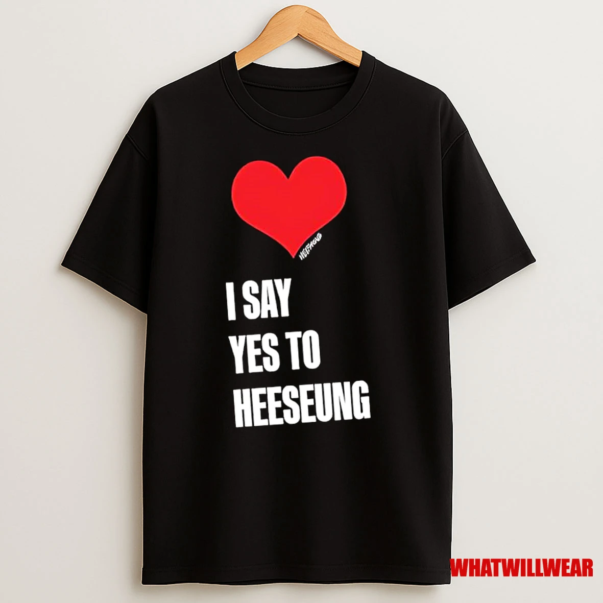 I Say Yes To Heeseung Heart Shirts