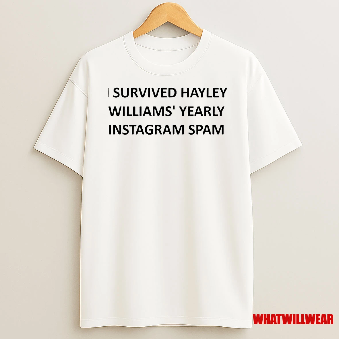 I Survived Hayley Williams Yearly Instagram Spam Shirts