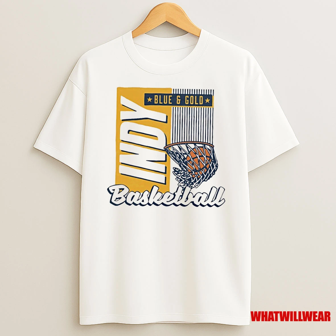 Indy Basketball Blue And Gold Shirts