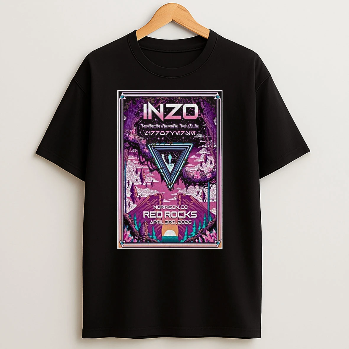 Inzo Tour April 3 2026 Red Rocks Amphitheatre Shirts