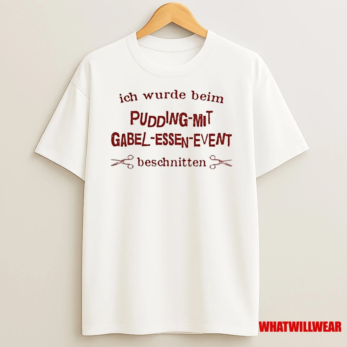 Ich Wurde Beim Pudding Mit Gabel Essen I Was Caught Eating Pudding With A Fork Shirts