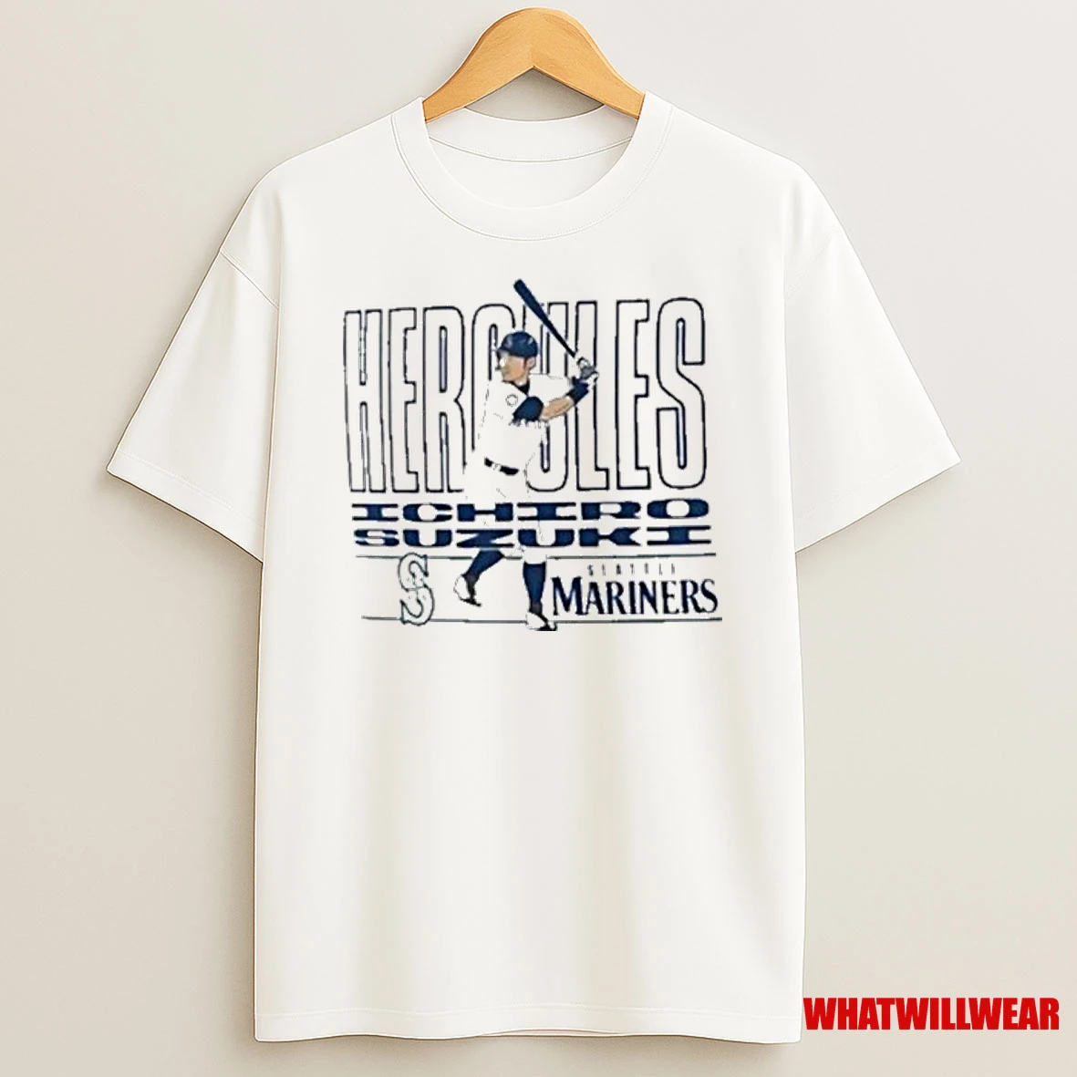 Ichiro Suzuki Seattle Mariners Cooperstown Baseball Shirts