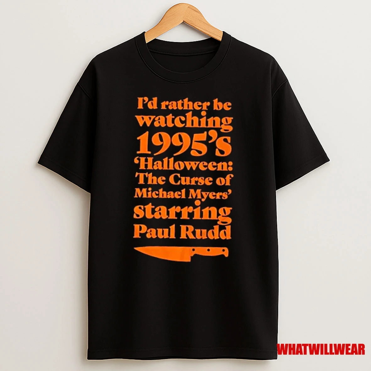 Id Rather Be Watching 1995s Halloween The Curse Of Michael Myers Starring Paul Rudd Shirts