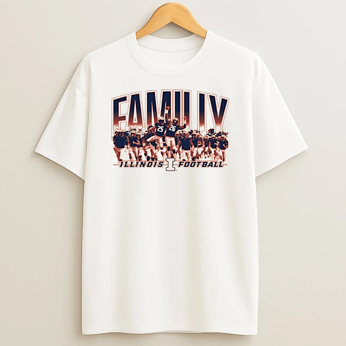 Illinois Fighting Illini Family T Shirts