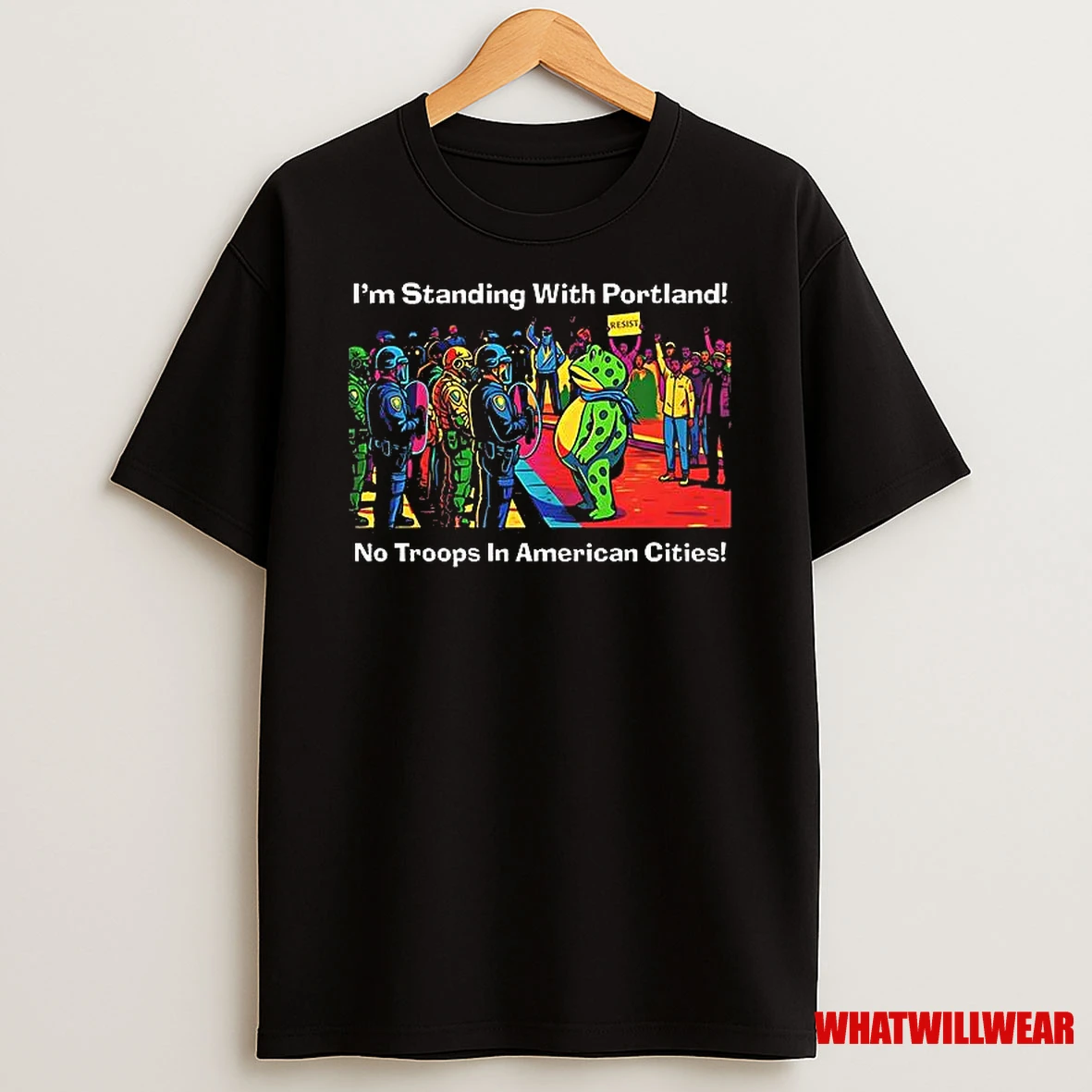 Im Standing With Portland No Troops In American Cities Shirts