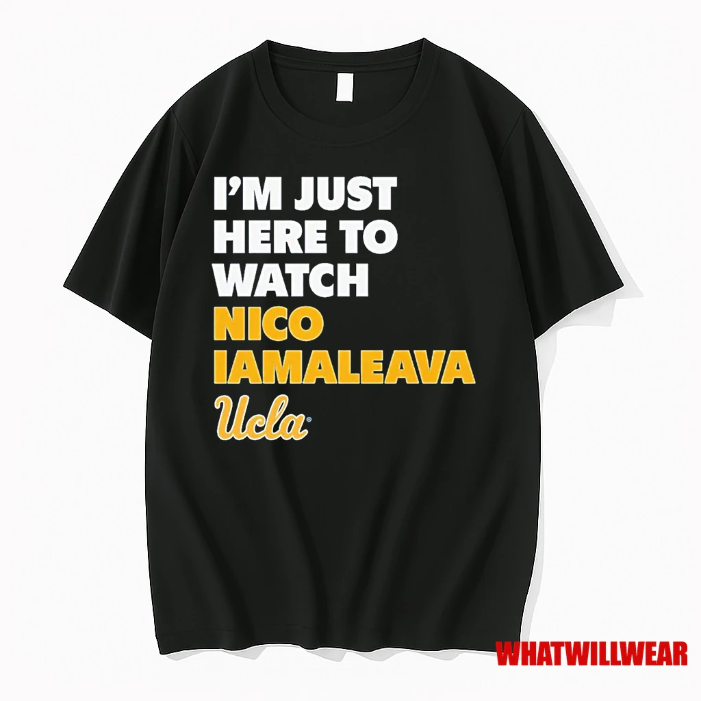 Im Just Here To Watch Nico Iamaleava Shirts